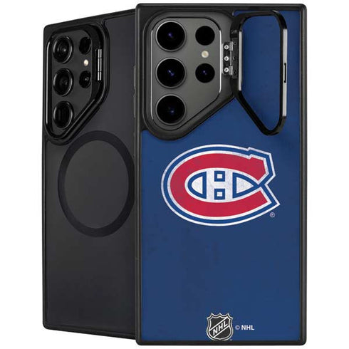 NHL Montreal Canadiens Distressed Galaxy S25 Ultra Kickstand Case